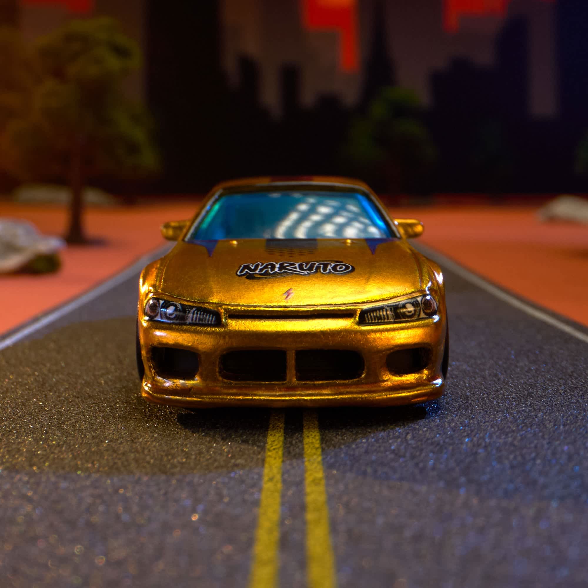 Hot Wheels x NARUTO Nissan Silvia (S15) – Rare Spawn