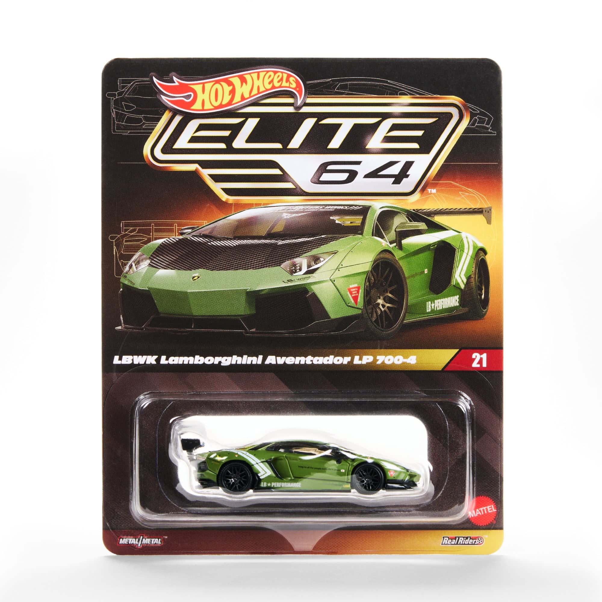 PRE-VENTA: Hot Wheels Elite 64 LBWK Lamborghini Aventador LP 700-4 ...